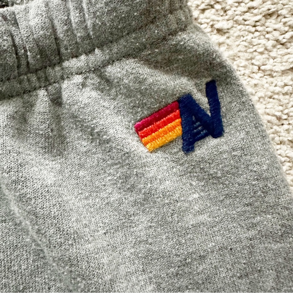 Aviator Nation Womens Logo Sweatpants Heather Grey Sz M - Picture 4 of 7